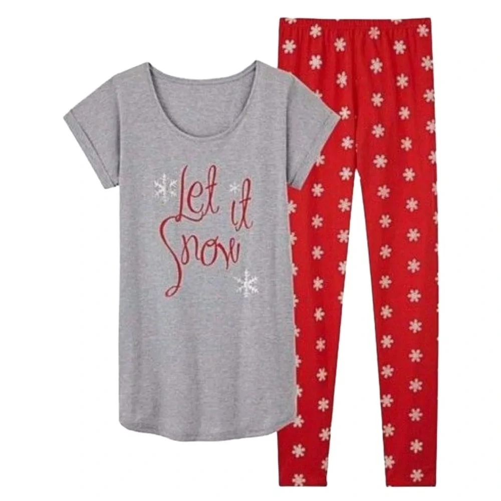 PRETTY SECRETS LET IT SNOW PAJAMAS SIZE 16/18 (NEW WITH TAGS) A24